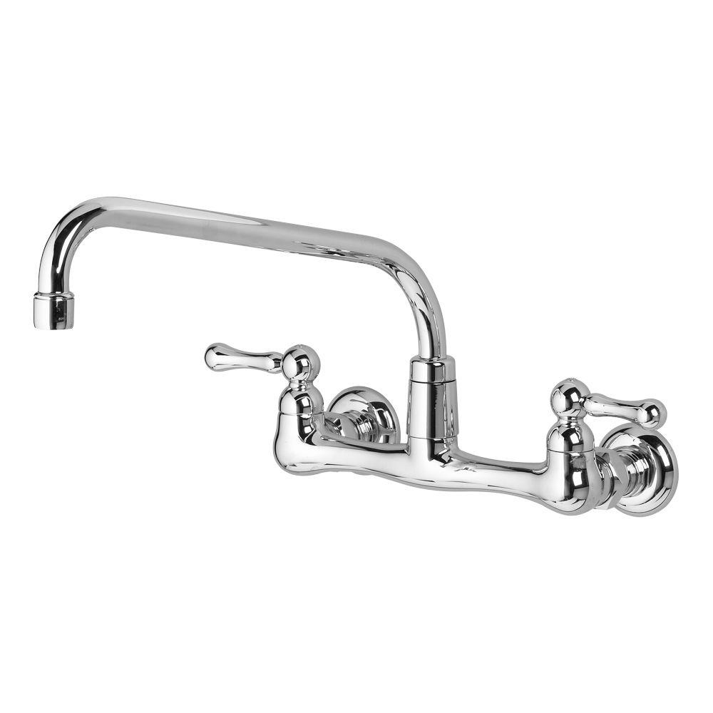 American Standard Heritage 8 in. Wall Mount 2-Handle Bathroom Faucet in ...