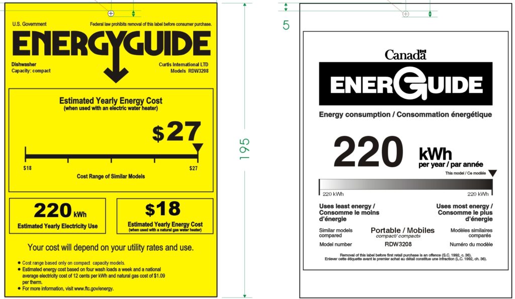 RCA Countertop Dishwasher RDW3208, White GGMyHome